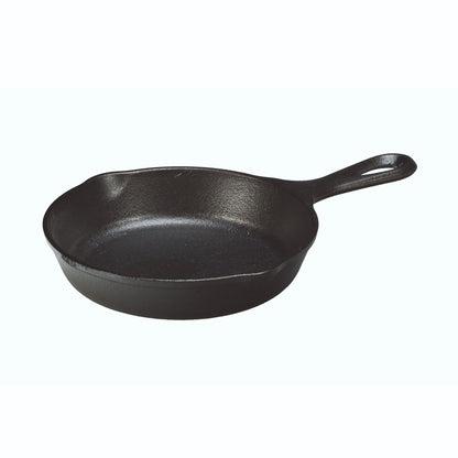 Lodge Seasoned Cast Iron Skillet - PFAS-Free, Non-Toxic Cookware - Use with an Oven, Stove, Grill, or Campfire - Naturally Non-Stick & Oven Safe - 6.5 Inches