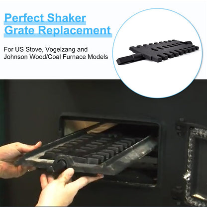 Adviace 40257 Shaker Grate Replacement for US Stove Hot Blast 1500, 1557M, Ashley 22AF and Vogelzang Norseman 1500, 2500 Wood Coal Furnaces. (2 Pack)