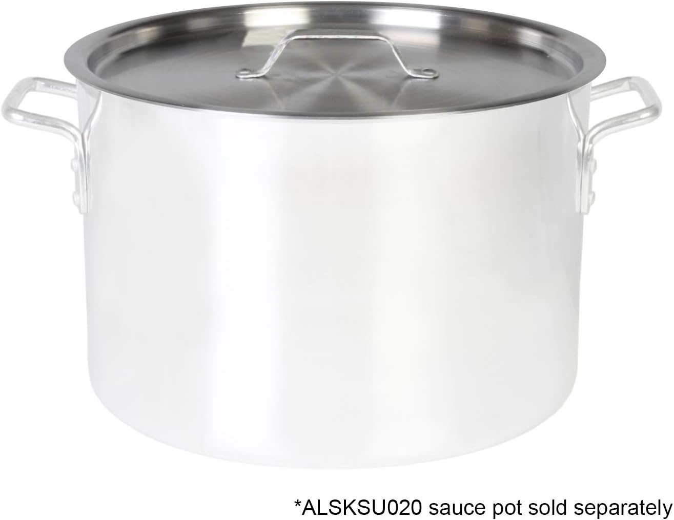 ALSKSU120 Sauce Pot Lid by Thunder Group - 20 Qt, 13-3/4" Dia. X 5/8" Thickness