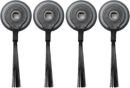 4pcs Side Brush for Shark ION Robot RVSBK950 RV750 R85 RV850 S87 Robot Vacuum Cleaner Accessories, Black