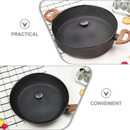Kichvoe 13 Inch Oil-Proof Mesh Splatter Screen for Frying Pans and Skillets with Handle Grease Splatter Guard Cooking Pan Splash Cover Set