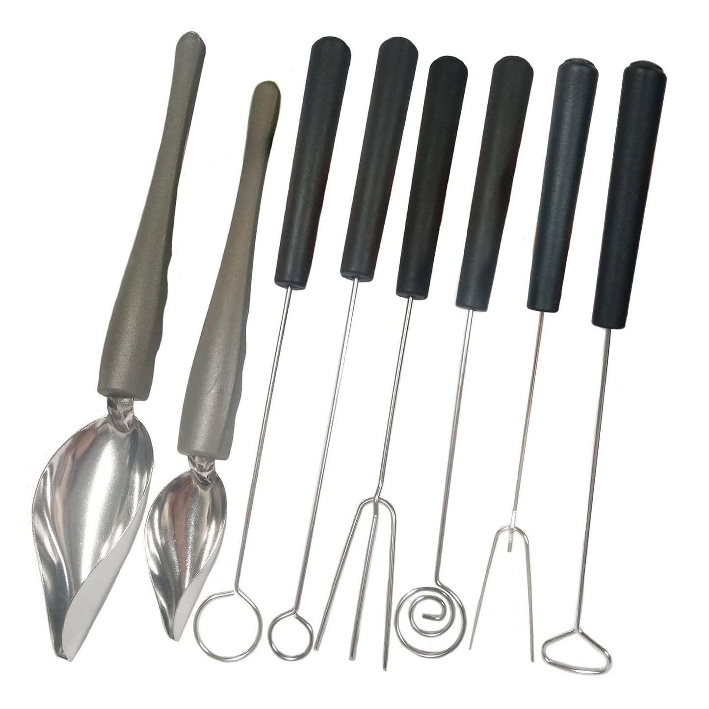 6 Candy Dipping Tools Chocolate Dipping Fork Spoons Set 2 Culinary Drawing Decorating Spoon Set,Stainless Steel Chef Art Pencil Plated Decoration Kit for Decorative Plates Cake Coffee