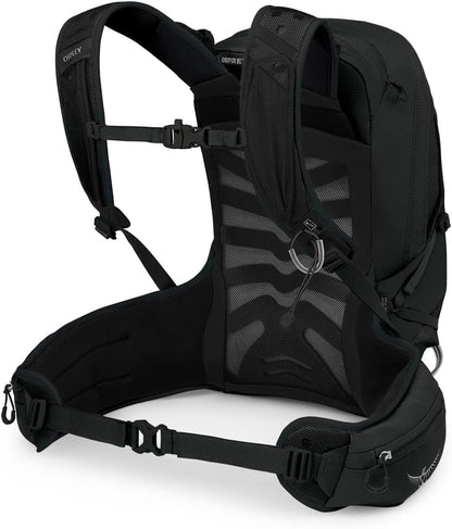 Osprey Tempest 20L Women's Hiking Backpack with Hipbelt, Stealth Black, WXS/S, Extended Fit