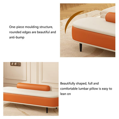 Bedroom End of Bed Bench Storage Bench- Entryway Bench, Ottoman for Bedroom End of Bed,Modern Leather Benche Bedroom Benches for Foot of Bed,Upholstered Bench with Black Legs Ottoman Couch Bench ( Col