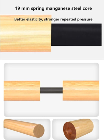 LWJQRSP Portable Training Stick with Foldable Solid Wood Dance Practice Pole, Suitable for Children and Adults to Exercise