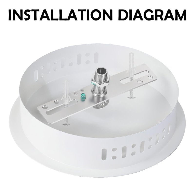 4 Inch Ceiling Light Fixture Mounting Bracket Kit, 4 PCS Light Crossbar Mounting Bracket Universal Lamp Fixture Hardware Set Lighting Crossbar Kit Ceiling Lights Plate for Chandelier Wall Lights