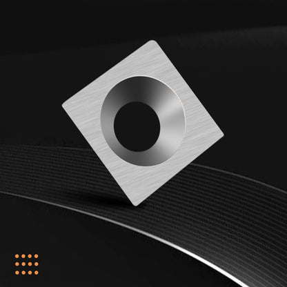 11×11×2.0mm Square Carbide Inserts for woodturning, Carbide Lathe Tools, Tungsten Carbide Cutter Inserts Set, Woodworking Cutter Fits Spiral Helical Planer Cutter Head or lathe Turning Tipped