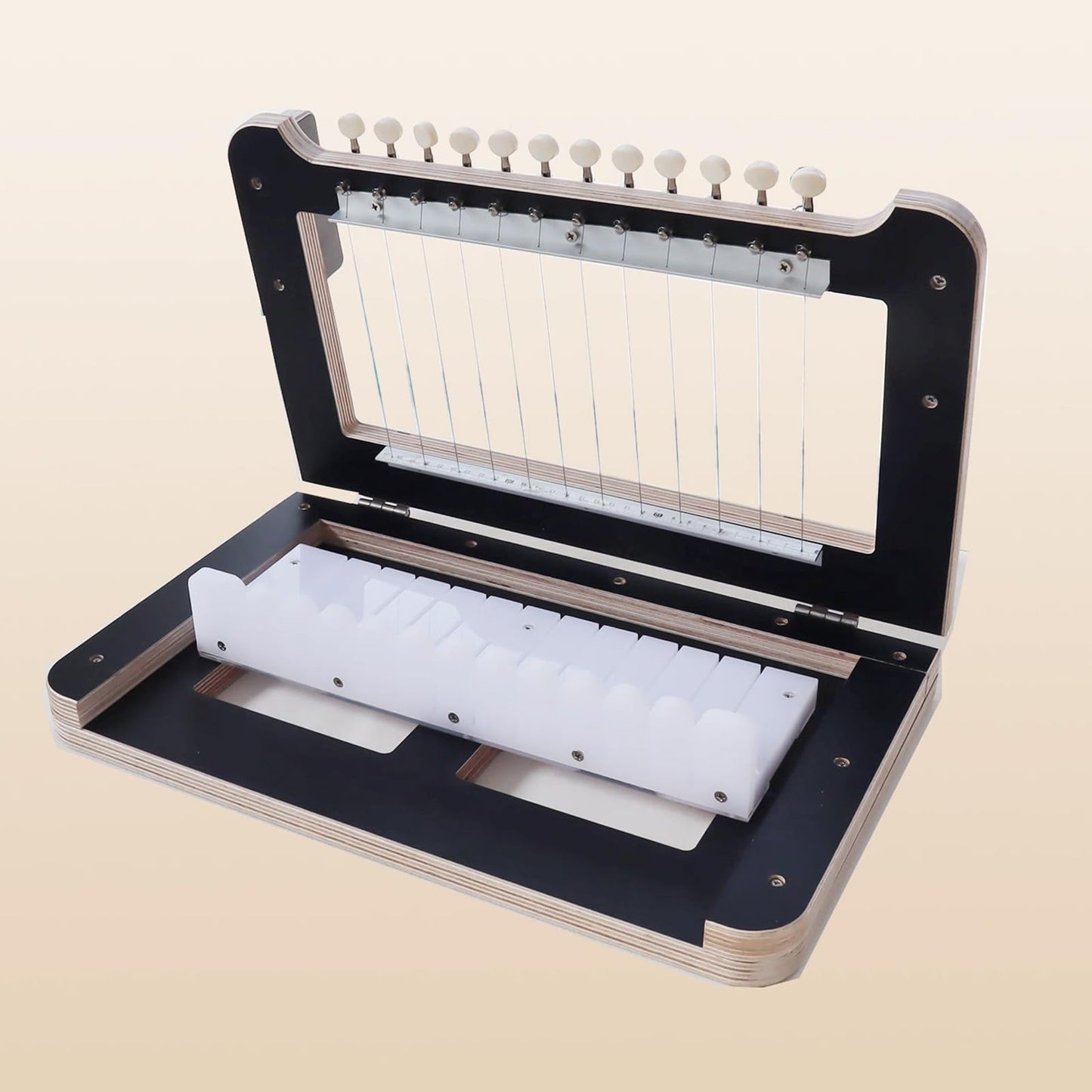 12 Wire Wooden Soap Cutter, Professional Handmade Soap Cutting Machine, Cuts 1-12 Bars, Soap Cutting Thickness: 2.5cm, for Handmade Soap Making, Candles Trimming and Cheese Cutting