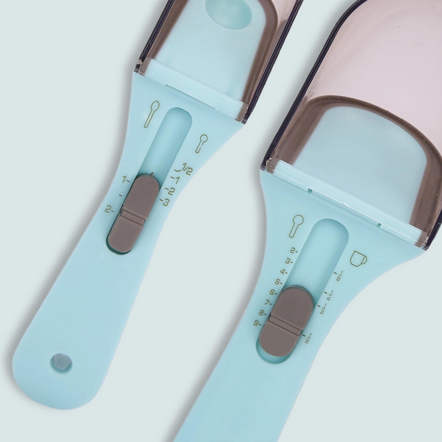 Adjustable Measuring Spoon Set – Multifunctional Cooking & Baking Scoop, Accurate Measurement, Easy to Clean, Includes 130ml & 30ml Spoons
