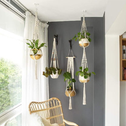 Easy Macrame Kits for Adults Beginners Supplier Wood Beads,Rings,Wooden Dowel for Macrame Plant Hangers,Boho Wall Hanging with Instruction Book for Starters Christmas Crafts for Adults