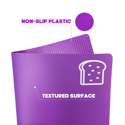 Goodluck 10 Pieces Flexible Cutting Boards, BPA Free Plastic Cutting Boards for Kitchen, Non Slip Cutting Mat for Meat and Vegetables