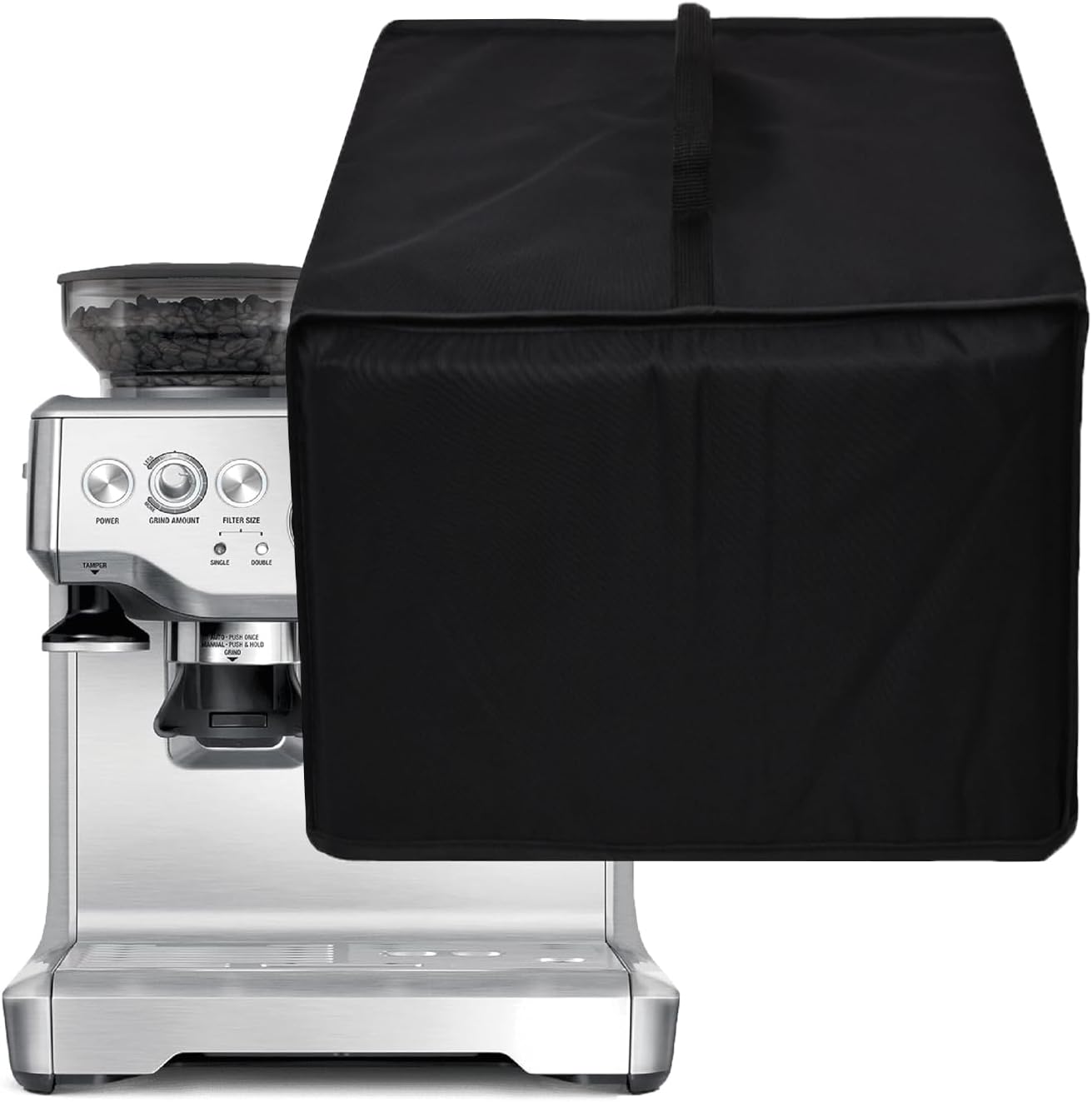 Heavy Duty Espresso Machine Cover, Waterproof Protective Cover for Breville Barista Express BES870XL/Pro