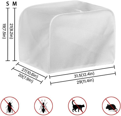 Yellow Toaster Dust Cover, Universal Storage Bag for 2 Slice Bread Toaster, Small Appliance Cover
