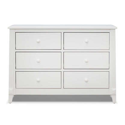 Sorelle Furniture Berkley Baby Dresser – Nursery Furniture with Drawers for Kids' Bedroom, Nightstand for Child’s and Infant Room - White