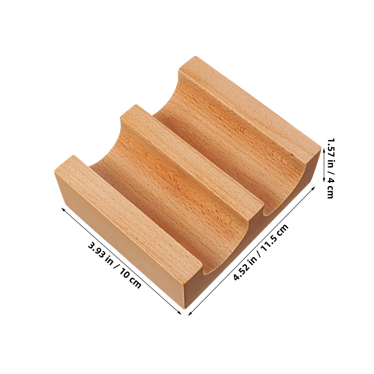 Alipis Hand Roll Sushi Holder U Shaped Sushi Stand Taco Rack Serving Plate for Japanese Cuisine Home Kitchen Party 4.52X3.93X1.57In
