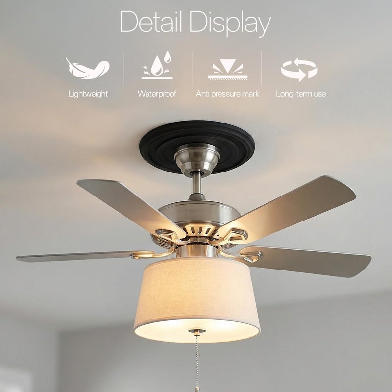 Yuanan Ceiling Medallions for Light Fixtures, 12.2" OD X 3.9" ID PU Ceiling Light Medallion Black Ceilings Fan Cover Medallion for Lights Fixture Ceilings Lights Cover Plate for Fixtures Fans