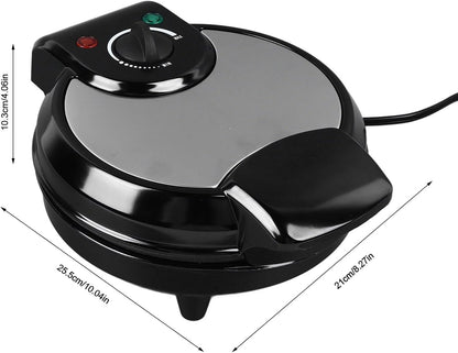 Mini Waffle Ice Cream Cone Maker, 1200W Electric Nonstick Waffler Iron for Homemade Ice Cream Cones