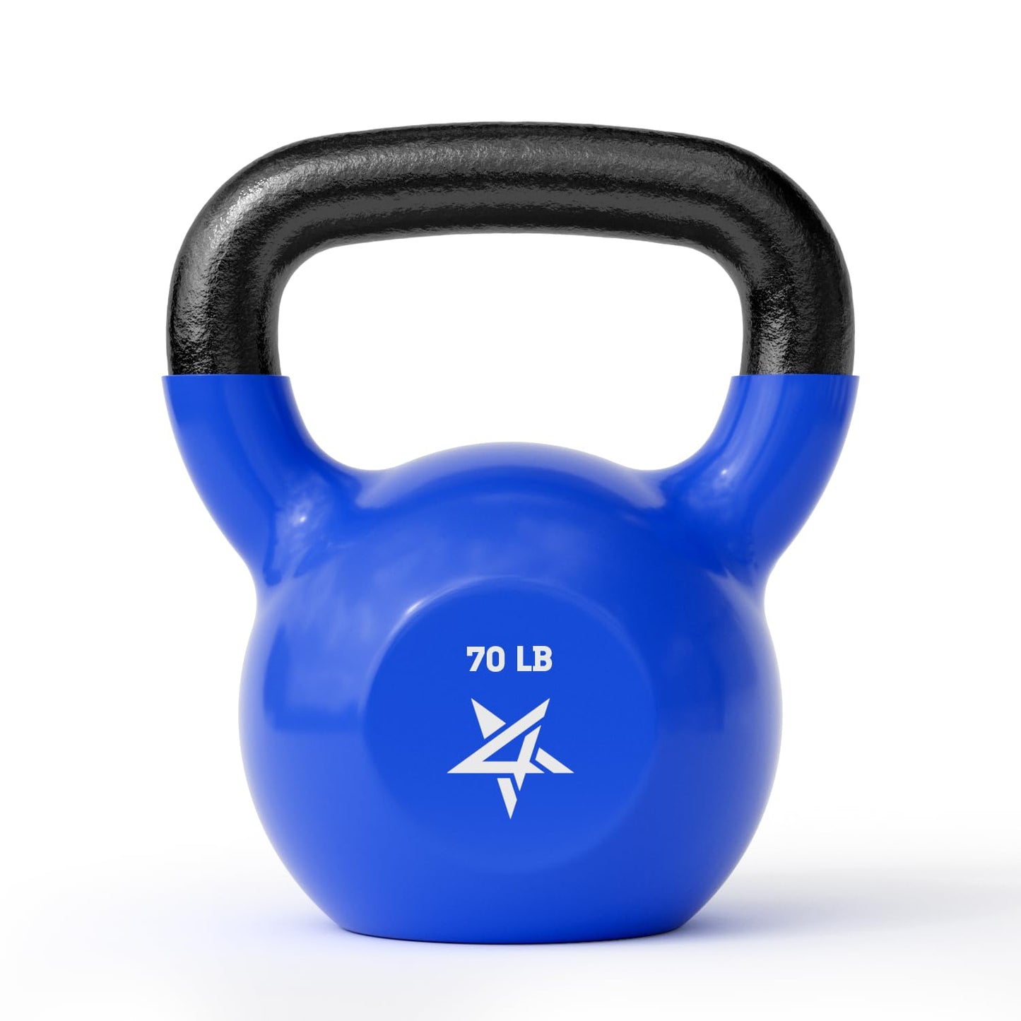 Yes4All Kettlebell, 5-100 LB Vinyl Coated Cast Iron Strength Training Kettlebells for Home Gym Exercises, Fitness, Full Body Workout Equipment, Push Ups, and Grip Strength