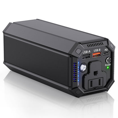 Portable Power Bank with AC Outlet, 100W Portable Laptop Charger, 98Wh/27000mAh High Capacity with 65W PD USB C Laptop Battery Bank, Backup Power Source for Business Travel and Outdoor Activities