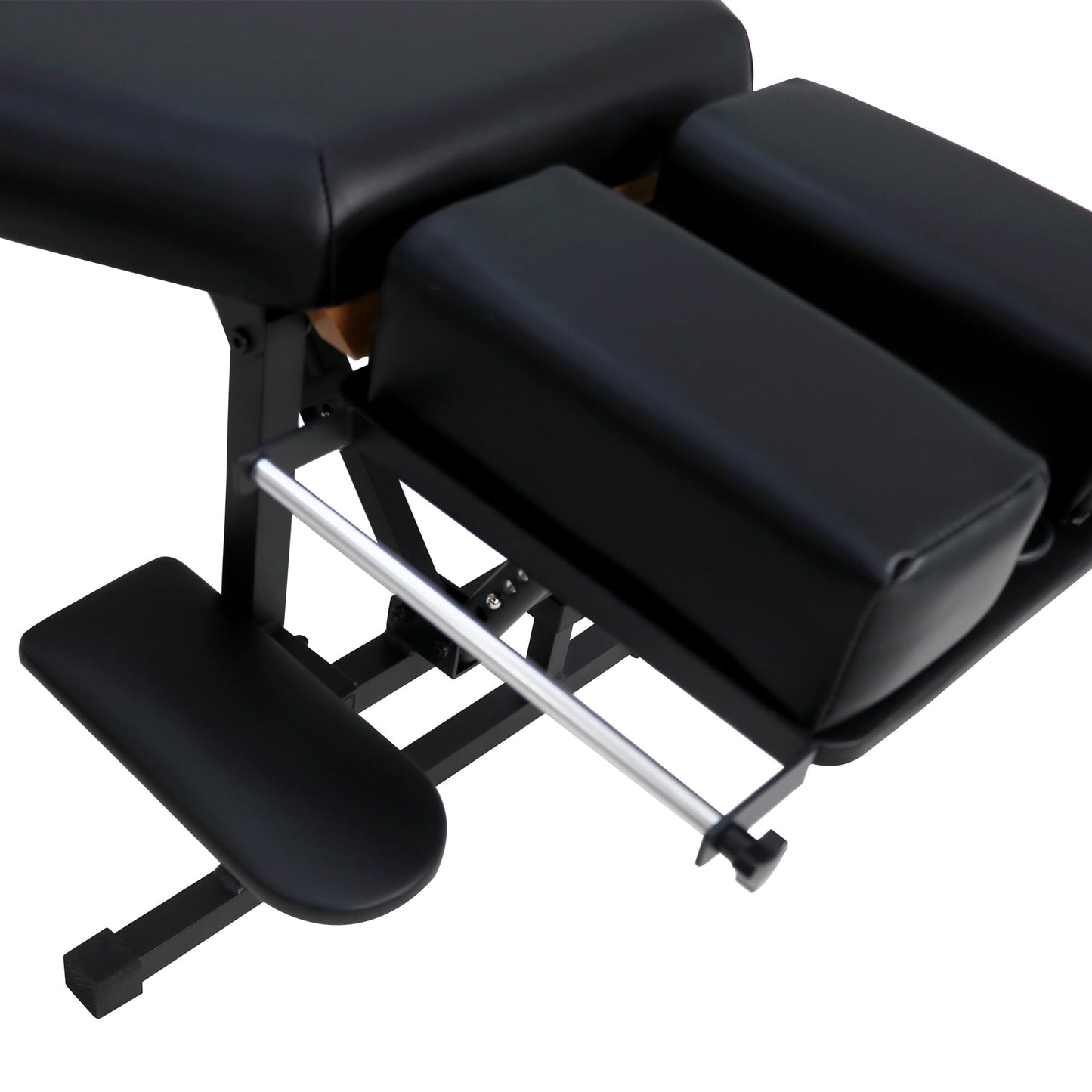 Helsevesen Arena 120 Portable Stationary Chiropractic Table, Thoracic & Pelvic Drops, Foldable Treatment Table with Adjustable Headrest, Height Not Adjustment