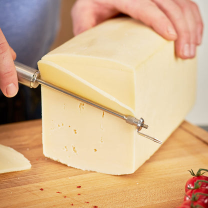 Roesle Stainless Steel Wire Cheese Slicer, 9.8-inch