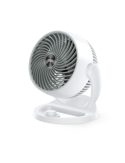 Dreo Fan for Bedroom, 12 Inches, 70ft Powerful Airflow, 28db Quiet Table Air Circulator Fans for Whole Room, 120° Adjustable Tilt, 3 Speeds, Desktop Fan for Home, Office, Kitchen