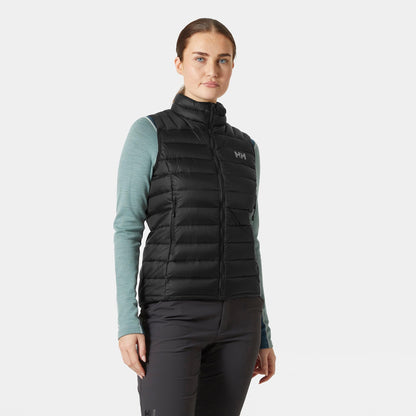 Helly-Hansen Verglas Down Vest 2.0 - Women's Warm Outerwear Vest for Hiking, Lightweight Winter Coat, 990 Black - L