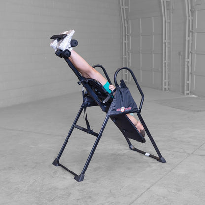 Body-Solid (BFINVER10B) Best Fitness Inversion Foldable Table, Lumbar Stretching and Strength Training Equipment for Professional Inversion Therapy, Home and Commercial Gym (Midnight Black)