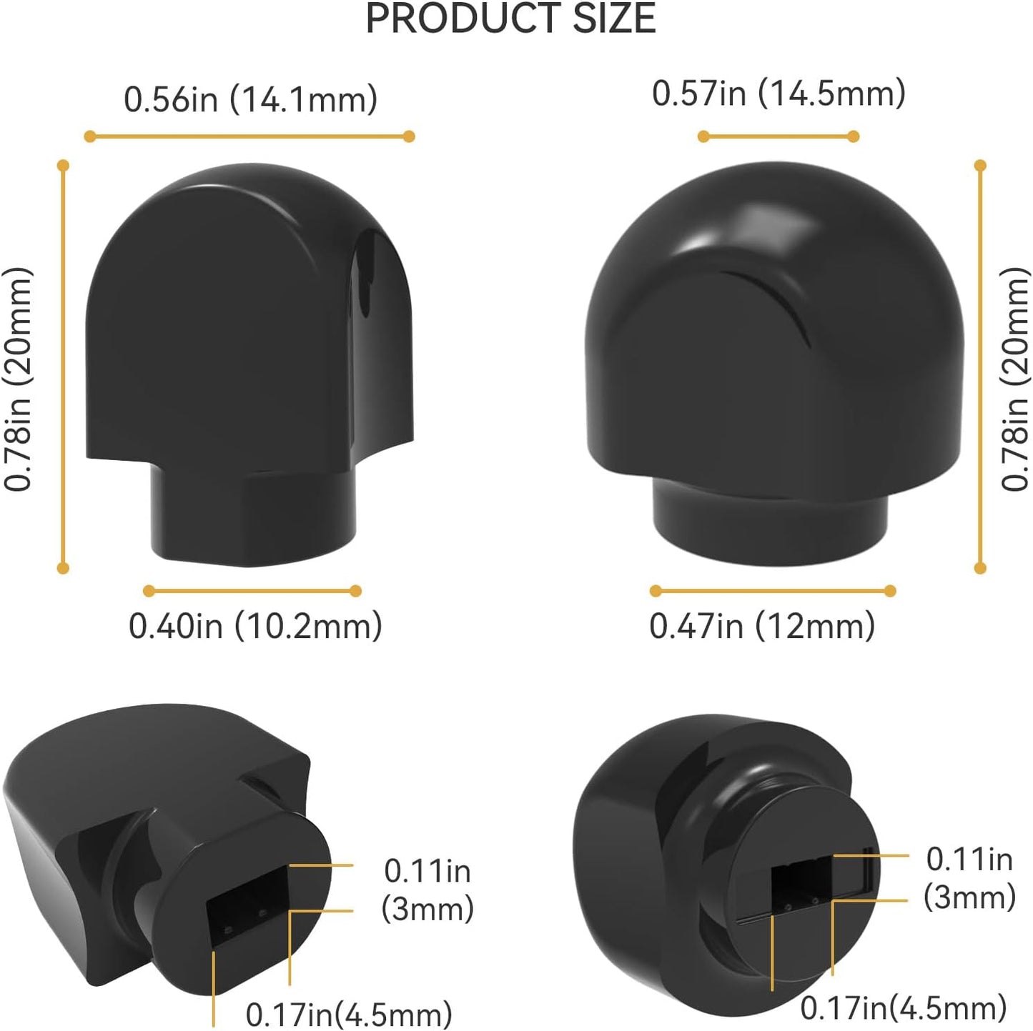 YISH Speed Control Knob Replacement for KitchenAid Stand Mixer, Lock Lever Attachment Knob (Y742FG)