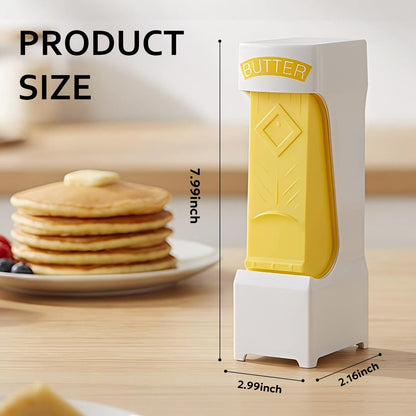 1PCS Stick Butter Cutter Slicer, One Click Stick with Stainless Steel Blade, Measuring Dispenser with Freshness Seal, Cheese Splitter, Butter Slicer, Precise Slicing for Quickly Making Bread, Cakes, Breakfast