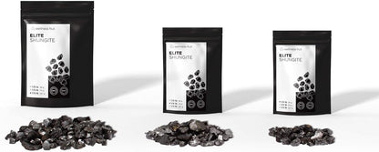 Elite Shungite Stones for Shungite Water - 1/8 Pound (56 Grams) 0.5-1.2 inch Stones