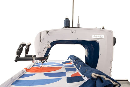 Q'nique 16X Long Arm Quilting Machine and Q-Zone Hoop Quilting Frame | The Grace Company