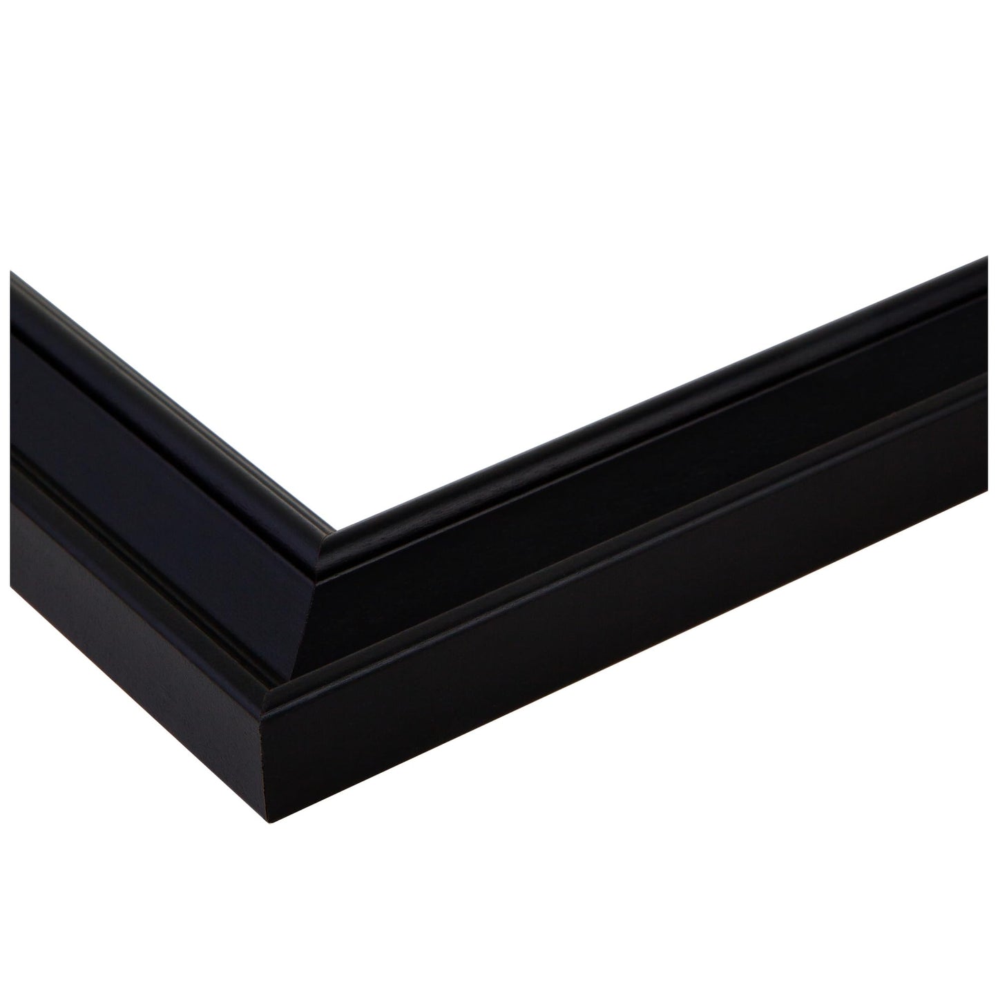 ArtToFrames 28x48 Inch Black Picture Frame, This 1.50 Inch Custom Poster Frame is Colonial Onyx - Comes with Economy Acrylic and Corrugated Backing (2WOM0066-78238-YBLK-28x48)