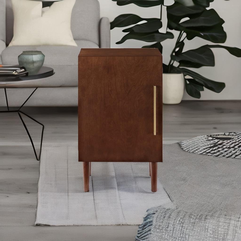 Ergodes Everett Record Player Stand - Timeless Design, Organized Storage