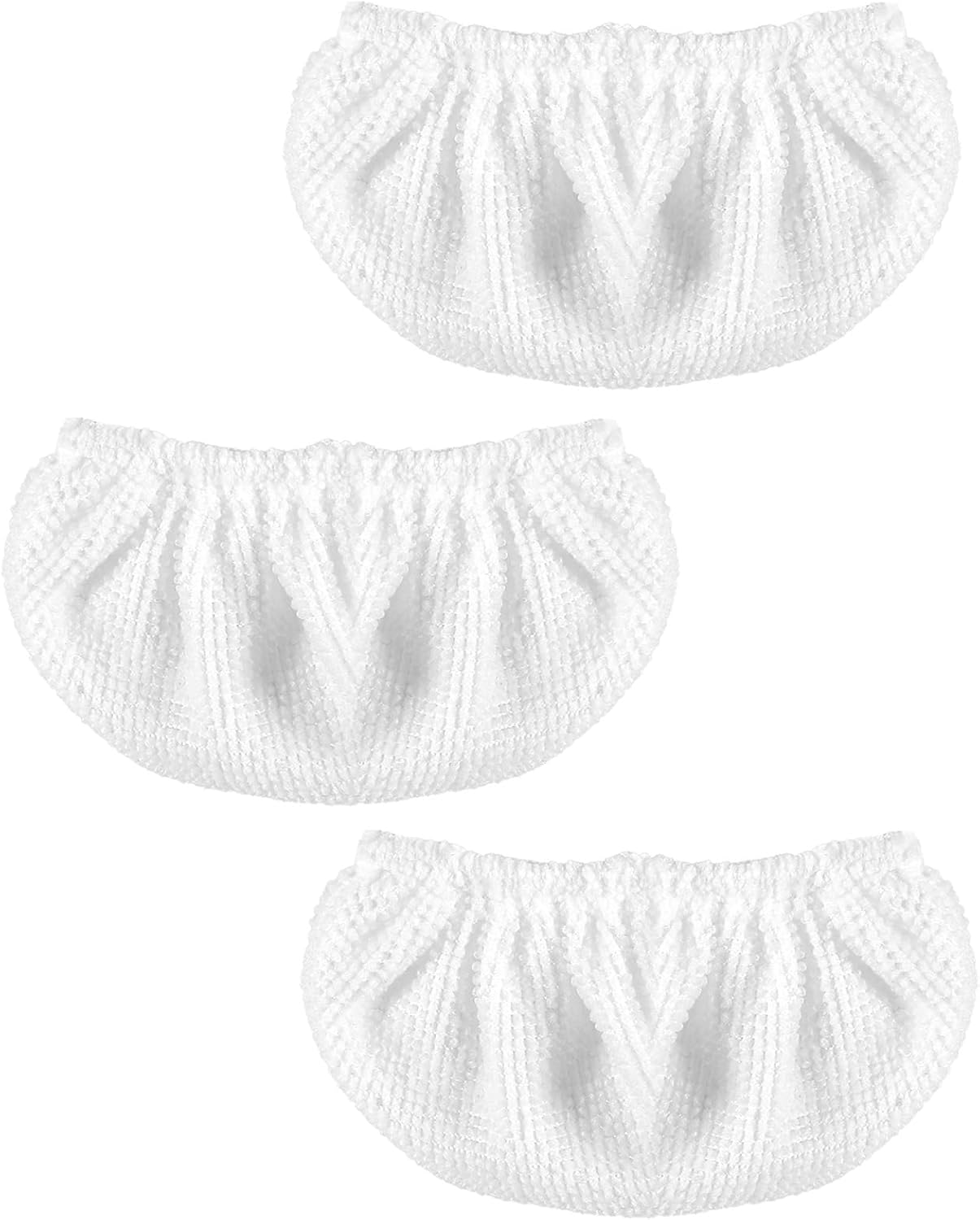 3 Pack Phueut Universal Microfiber Cloths for Most Handheld Steam Cleaner, Reusable Washable, Multi-Purpose Steam