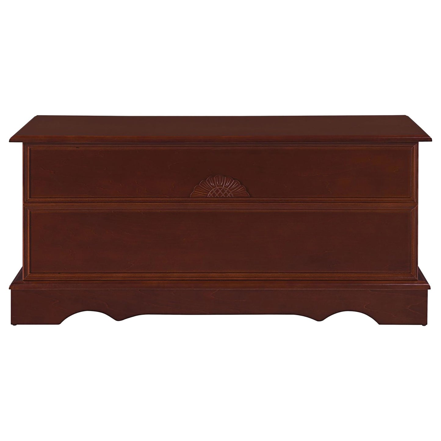 Lonergan Cedar Chest: Romantic Storage Chest for Wool Blankets/Coats (Warm Brown)