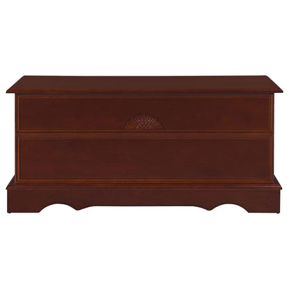 Generic Traditional Rectangular Cedar Chest, 22"H x 40"W x 21"D, Brown, Storage-Chest