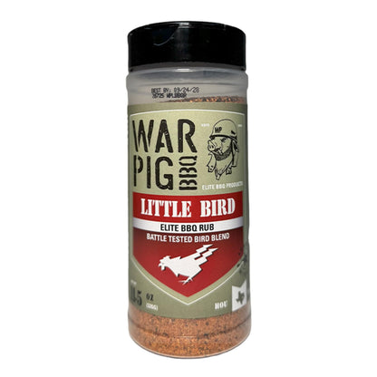 Warpig BBQ Little Bird BBQ Seasoning - Texas-Style Spice Blend for Grilling, Smoking & Roasting - 11.5 oz Bottle