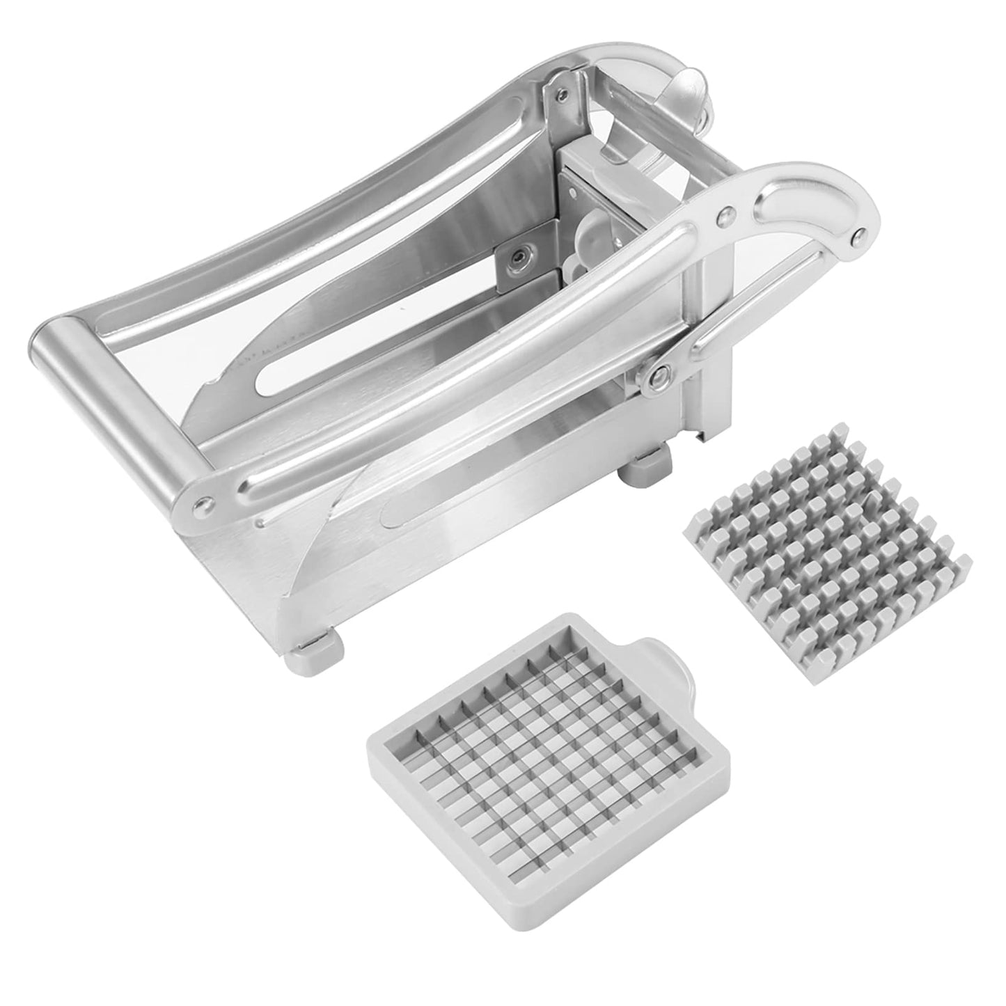 Ejoyous French Fry Cutter, Professional Stainless Steel Potato Slicer Chopper Set, French Fries Grater with 36 Hole and 64 Hole Cutter for Sweet Potato Carrot Cucumbers
