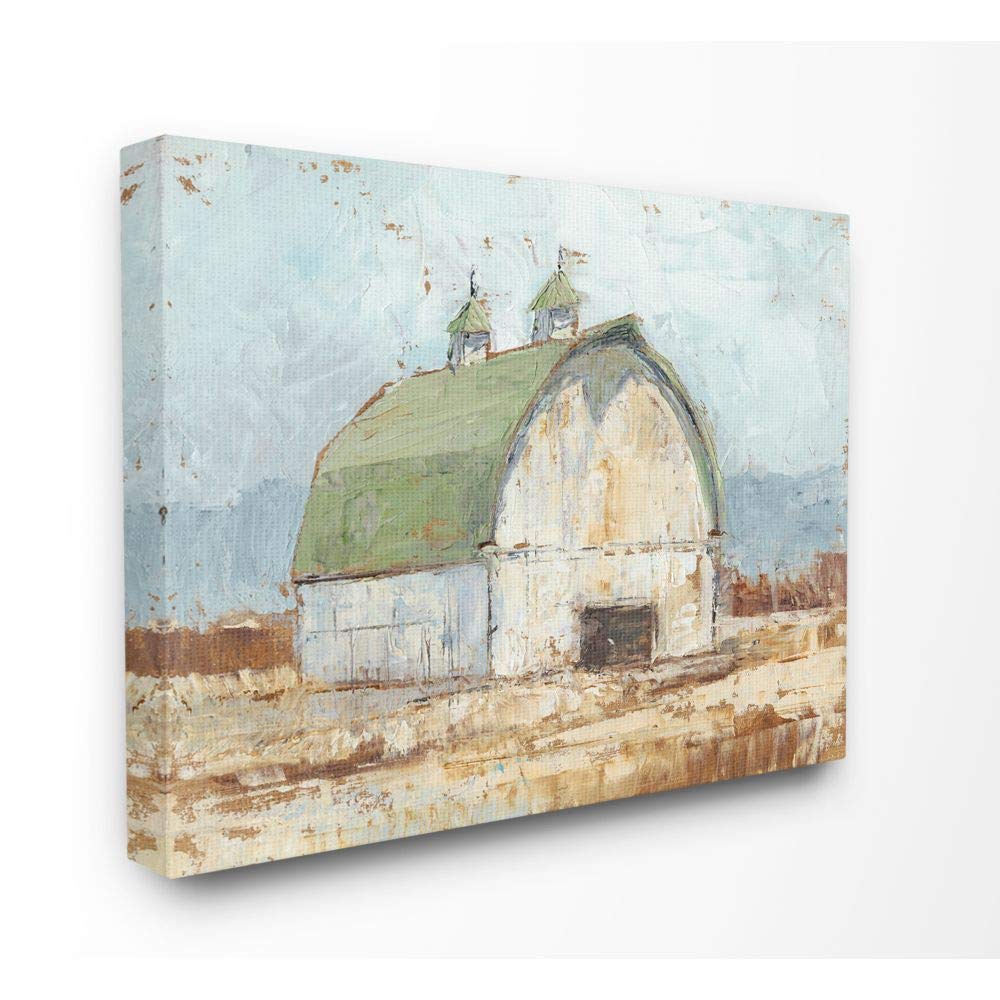 Stupell Industries Natural Earth Painted Barn Canvas Wall Art, 16 x 20, Multi-Color