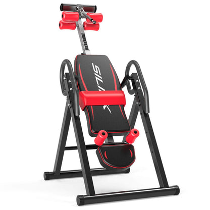Gravity Heavy Duty Inversion Table, Back Stretcher Machine for Pain Relief Therapy, Inversion Equipment - Headrest and Adjustable Protective Strap