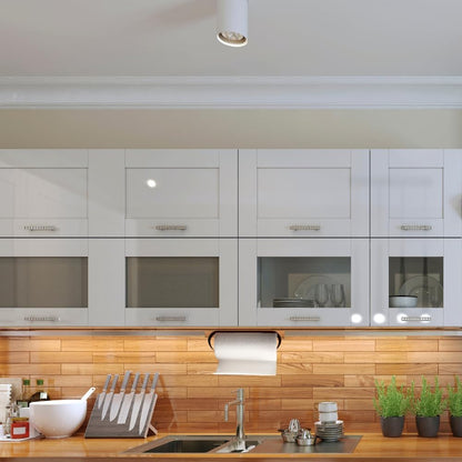 Countertop Contemporary One Hand Tear Paper Towel Holder Under Paper Towel Holder Under Cabinet, Stainless Steel Paper