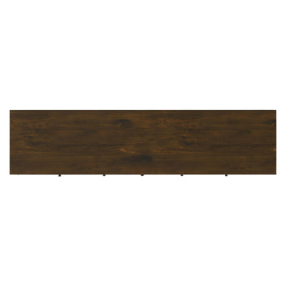 SIMPLIHOME Cosmopolitan TV Stand - 72 inch Wide Solid Wood Media Console in Mahogany Brown, Contemporary Entertainment Center for Living Room for TVs up to 80 Inches with Drawers and Cable Management