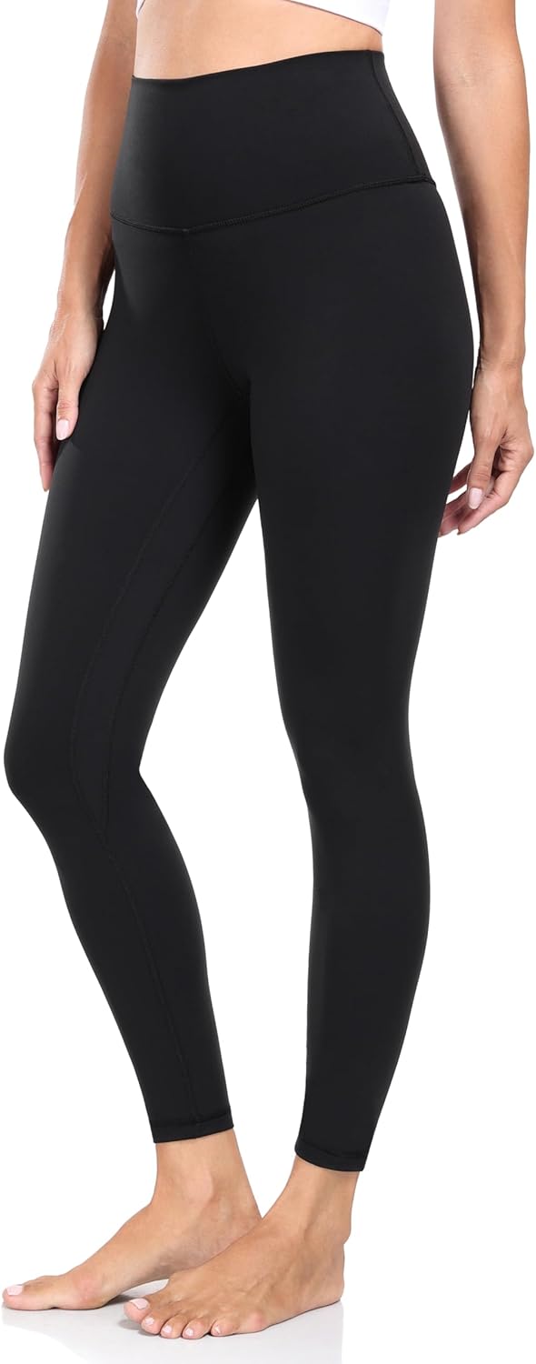 YUNOGA Women's Ultra Soft High Waisted Seamless Leggings Tummy Control Yoga Pants