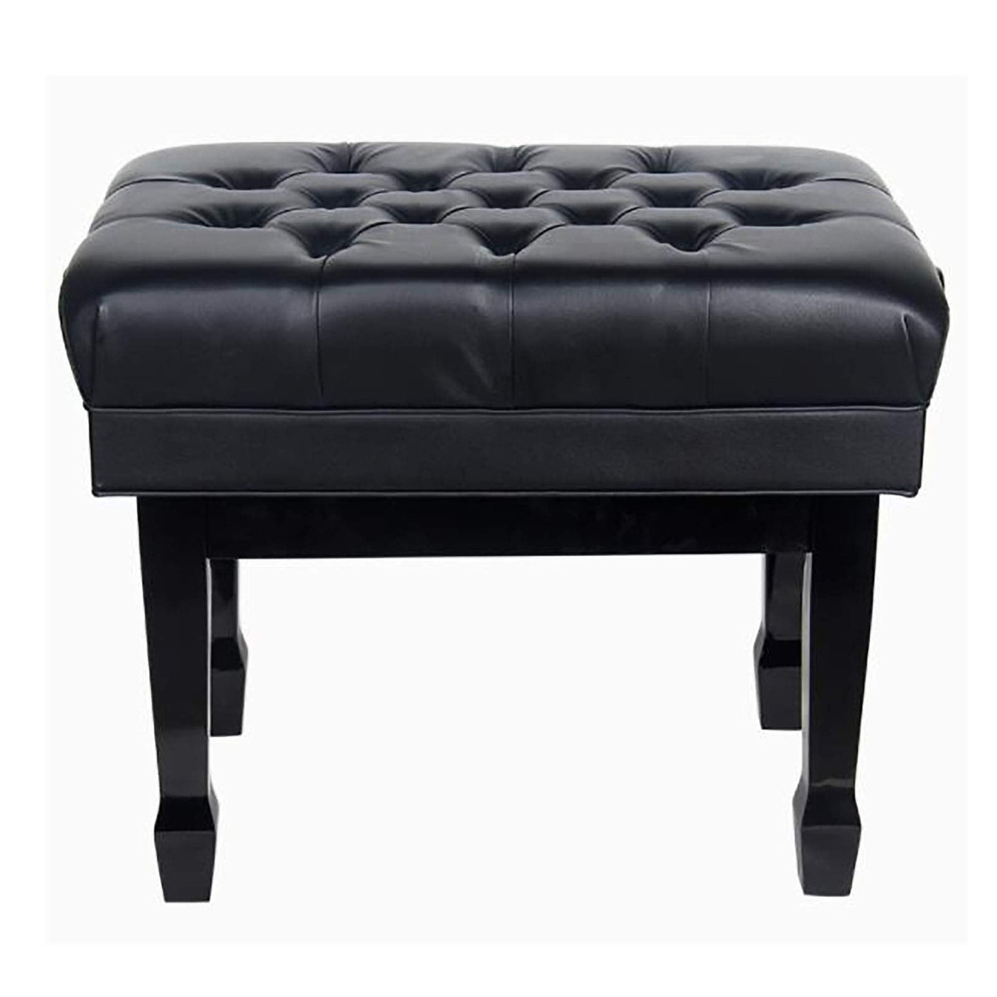 ZOCWJK Piano Stool Dressing Table Stoolwooden Piano Bench Soft Leather Padded Stool Solid Wood Frame Large(