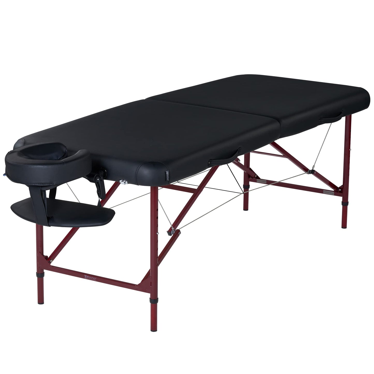 Master Massage Zephyr Lightweight Portable Massage Table Package with Extra Music Master Crescent Round High Fidelity Sound Face Cradle Cushion