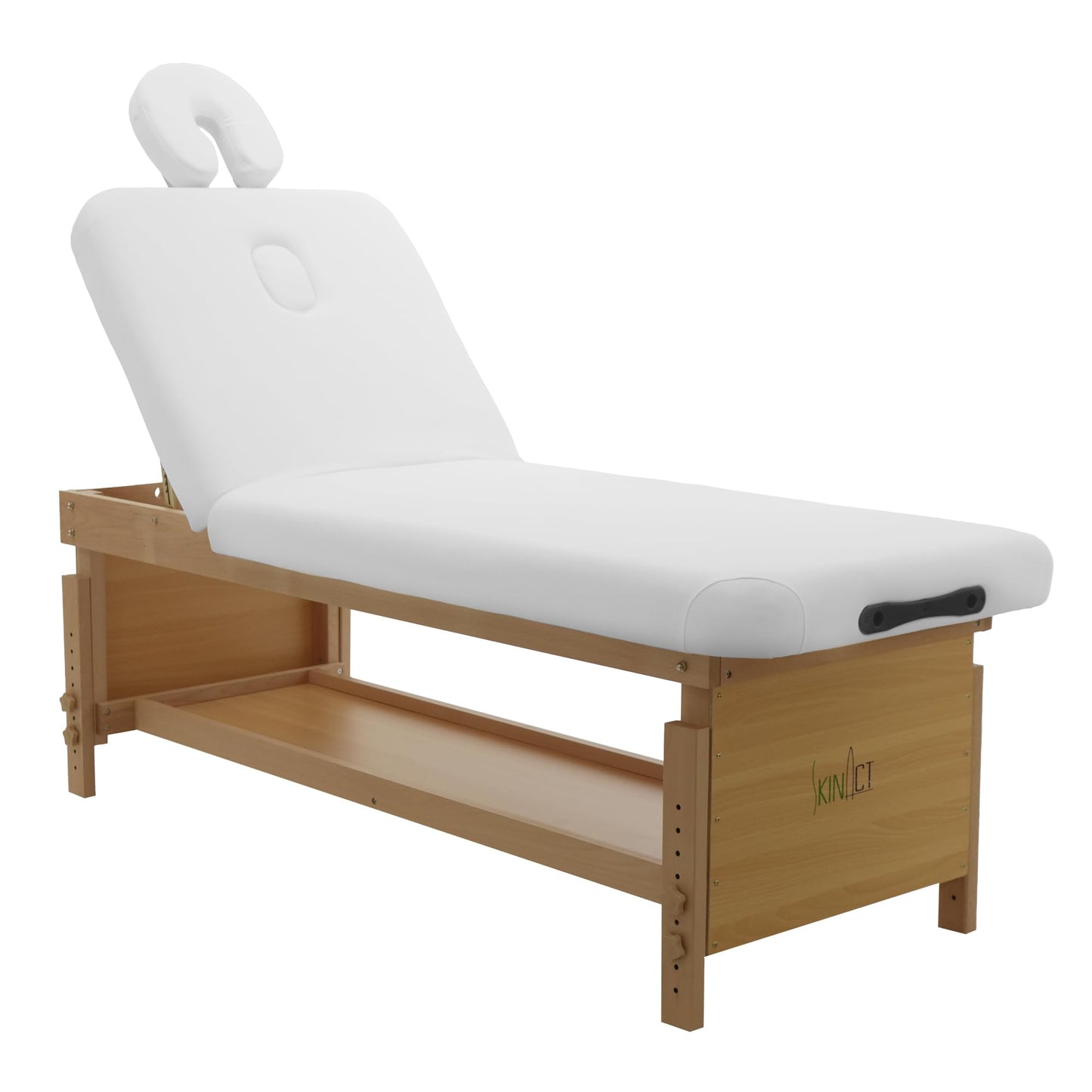 SKINACT Elegance Massage/Facial Bed & Table (White)