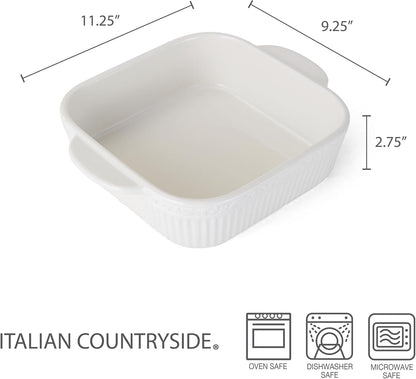 Mikasa Italian Countryside 9 Inch Square Casserole Baker