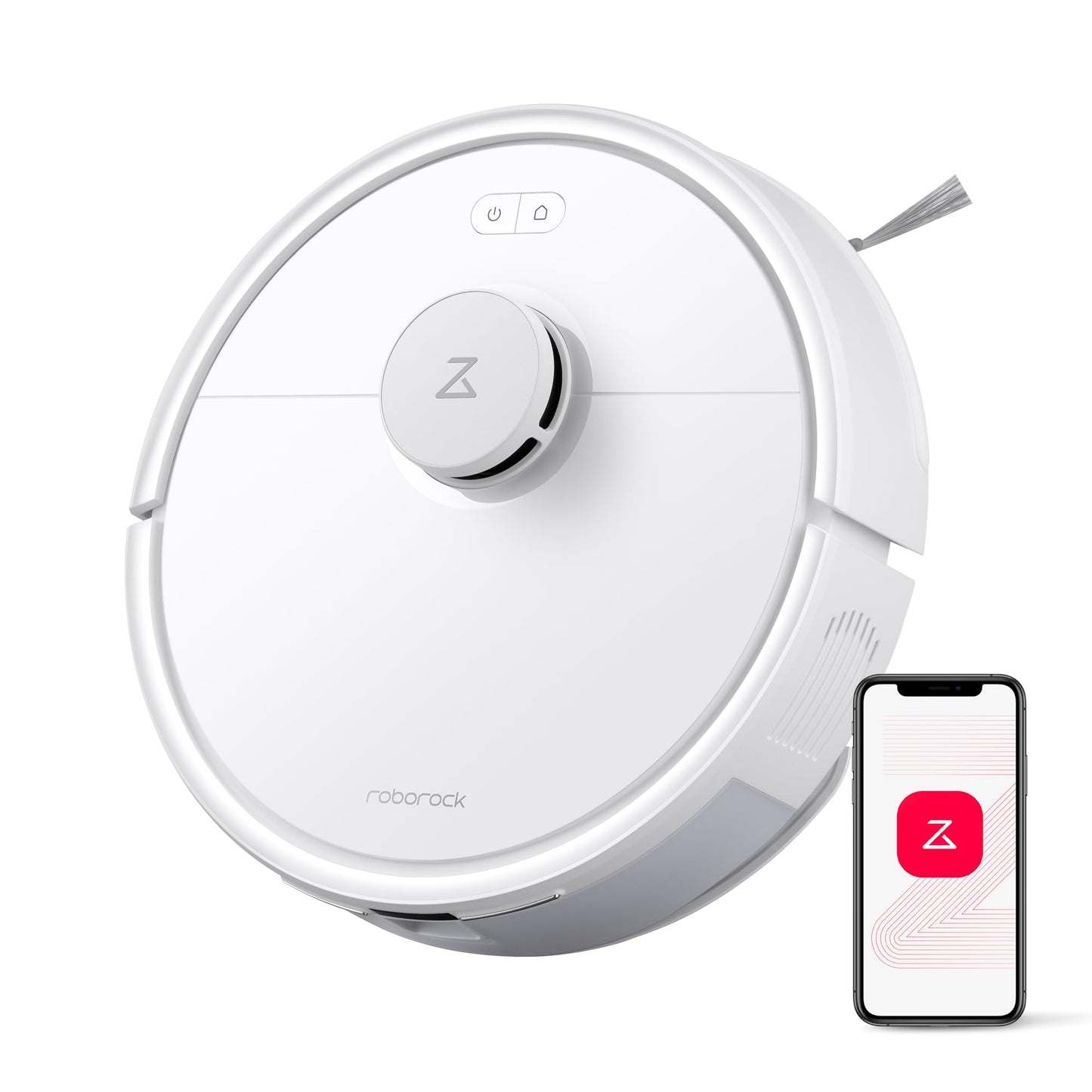 roborock Q7 L5 Robot Vacuum and Mop Combo, 8,000Pa Suction, Upgraded from Q5 Pro, Dual Anti-Tangle System, LiDAR Navigation, Multi-Level Mapping, Self-Charging Robotic Vacuum Cleaner, Black