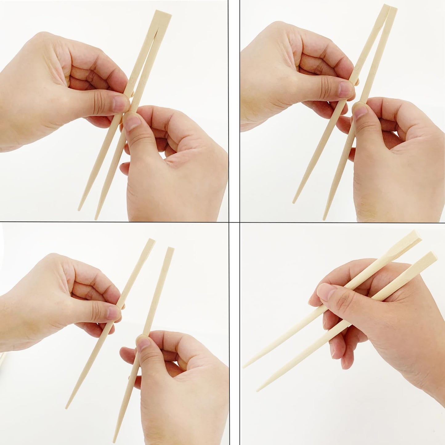 UEJYWUY 600 Pairs 8 Inch Disposable Chopsticks, 20cm Individually White Wrapped Disposable Bamboo Chopsticks, Bamboo Wooden for Noodles, Sushi, Asian Food